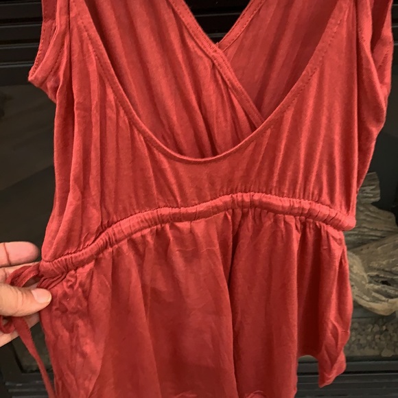 NWT{Somedayslovin}Sz XS Rust Tides Jersey Playsuit - Picture 6 of 13
